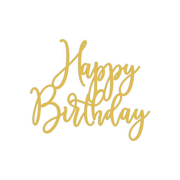 Happy Birthday - Model 09