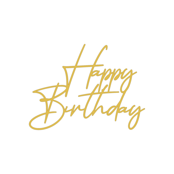 Happy Birthday - Model 13